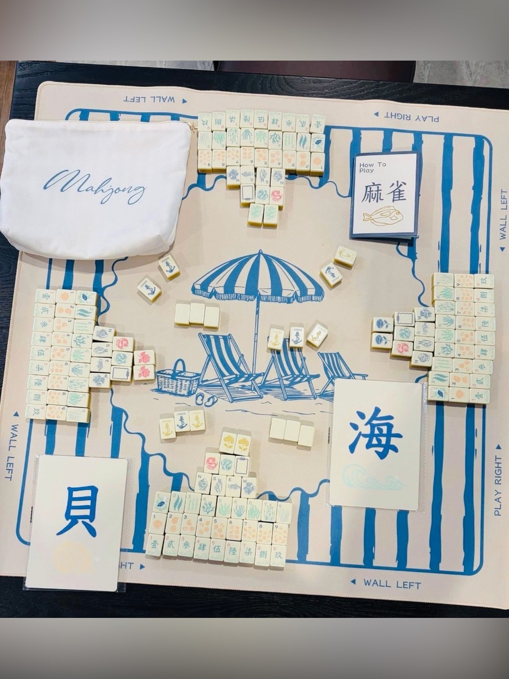 Hampton Coastal Mahjong Tiles